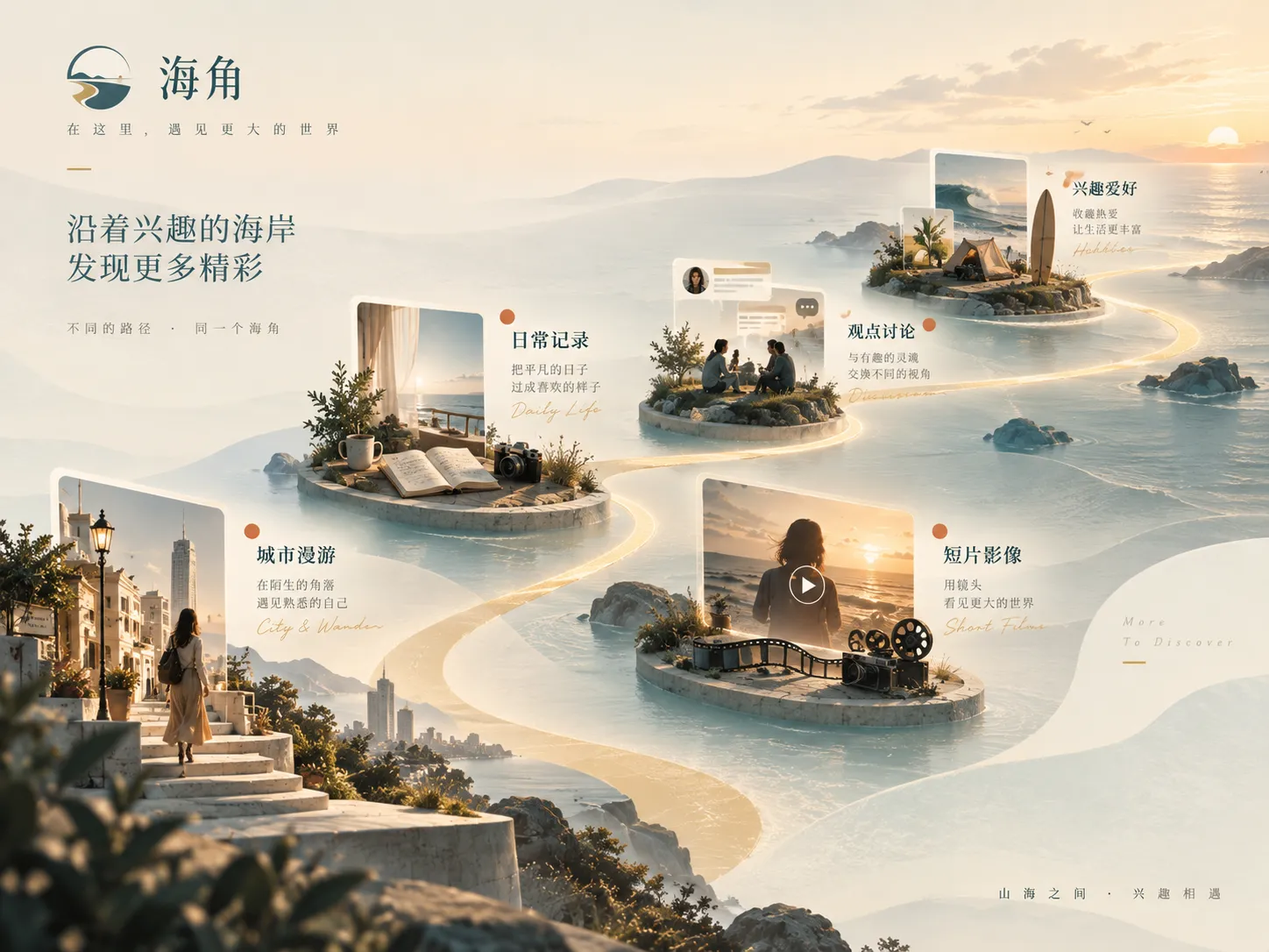 旧街午后：从巷口走到海堤